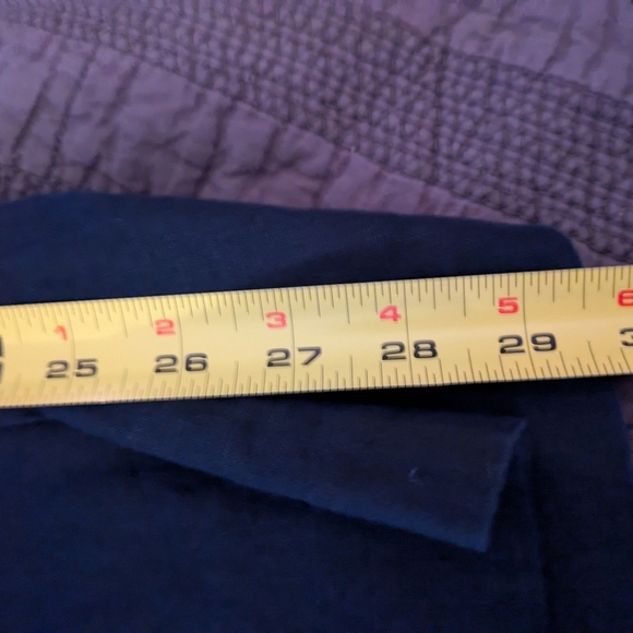 Boden Navy Blue Wide-Leg Pants 14 - Picture 8 of 11